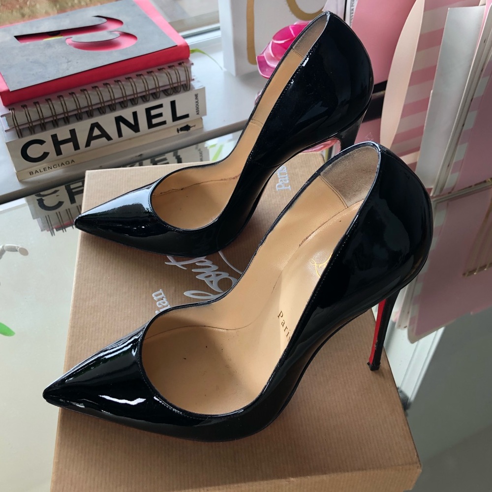 Christian Louboutin So Kate patent pump